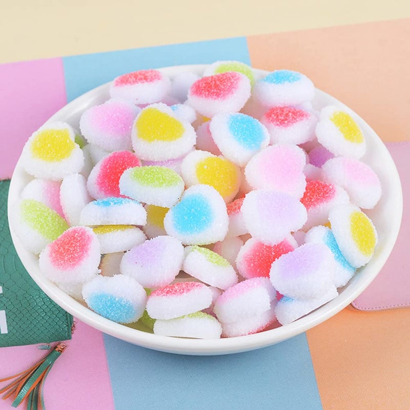 GBSTORE 50 Pcs Mix Fake Candy Resin Charm Flatback Embellishments Making Supplies for Cell Phone Case Scrapbooking Hair Clip Easter DIY Craft Making - Image 4